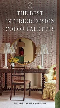 the best interior design color palettes by design saran vanrenen book review