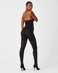 Step up your legwear game with lust-worthy legs and a tight-end. Designed with a built-in, high-waisted, mid-thigh shaper, Tight-End Tights firm your butt and thighs for a flawless look in clothes. | Spanx Women's SPANXshape High-Waisted Mid-Thigh Tight-End Tights Thigh Shaper, Personal Marketing, Step Up, Shapewear, Built In, Tights, How Are You Feeling, High Waisted, Clothes