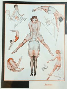 an image of nude women doing different poses