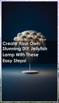 Looking to add a touch of whimsy to your home decor? Learn how to make your own mesmerizing DIY jellyfish lamp with these simple steps! Illuminate your space with this stunning and unique piece that will surely impress your guests. Try this fun and creative project today! Hanging Ceiling Lamps, Lantern Lamp, Ocean Decor, Ceiling Hanging