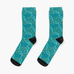 Super soft all-over printed knit socks with extra cushioning in the sole. Suitable for men and women. Show your Miami Dolphins some love with this pattern in white, orange, and blue on teal! A pattern that can either be subtle or bold to show where your loyalties lie. Miami Dolphins Socks, Teal Background, Miami Dolphins, A Pattern, American Football, Knit Socks, Socks For Sale, Knitting Socks, Dolphins