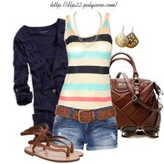 Summer Outfit Cute Traveling Outfits, Traveling Outfits, Outfits Colorful, Outfits For Spring, Summertime Outfits, Elegante Casual, Cute Summer Outfits, Spring Summer Outfits, Cute Fashion