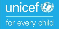 the logo for unicef for every child