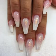 Short Coffin Nails, Her Nails, Nail Designs Glitter, Hot Nails, Nails Coffin, Types Of Nails, Best Acrylic Nails, Gorgeous Nails