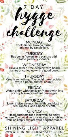 Hygge Challenge, Goal Settings, Goal Ideas, Fitness Goal, Fun Fitness, Vie Motivation, Self Care Activities