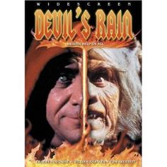 the devil's rad movie poster with an evil face and flames on it