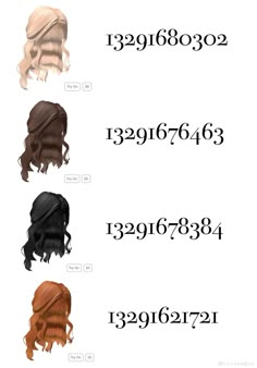 roblox hair codes Berry Avenue Codes Hair Brown, Bloxburg Brown Hair Codes, Bloxburg Avatar, Berry Avenue Hair Codes, Berry Avenue Hair, Roblox Hair Codes