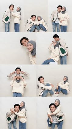 couple pose idea Photoshoot Couple Ideas Studio, Couple Picture Ideas Studio, Self Studio Photoshoot Ideas Couple, Couple Pose Studio, Gaya Foto Couple Studio, Photobooth Poses Couple