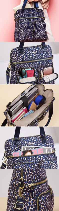 Our most functional handbag ever! Meet the New Camryn Kipling Bags, What's In My Bag, Handmade Handbags, In My Bag, Work Bags, Bags And Purses, In The Bag, Suitcases, My Bag