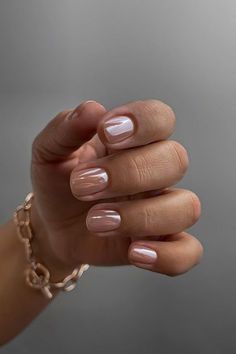 Metallic Nail Ideas, Nude Chrome, Metallic Nail, Nude Nail Designs, Modern Nails, Her Nails, Nails 2024