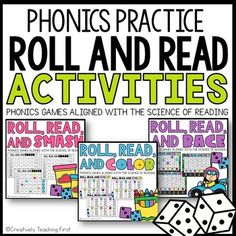 roll and read activities with dices