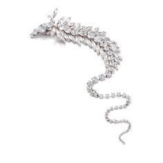 Our best-selling Crystal Spine Clip has gotten an upgrade! This statement clip is sure to dazzle, adorned with an array of multi-shaped Swarovski crystals. Subtly elegant and luxuriously sophisticated, the Rhea Crystal Spine Clip will add a touch of refined beauty to your wardrobe. Made in NYC. Hair Acessories, Sale Items, Fashion Models, Swarovski Crystals, Crystals, Beauty