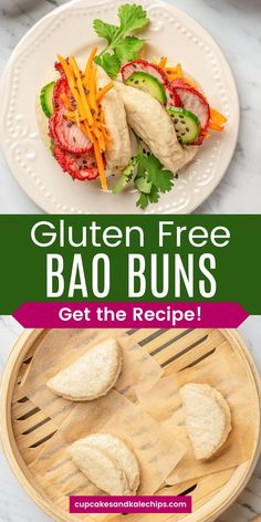 the gluten free baq buns are ready to be eaten