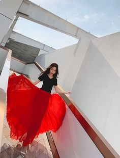 Windy Skirts, Long Chiffon Skirt, Bridesmaid Skirts, Chiffon Maxi Skirt, Princess Skirt, Evening Skirts, Red Party, Red Chiffon, Long Maxi Skirts