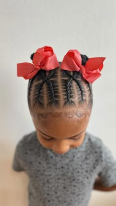 Black Toddler Hairstyles Girl Braids Simple Kids, Braids For Toddlers Black, Toddler Braiding Hairstyles Girl, Kids Updo Hairstyles Black, Christmas Hairstyles For Toddlers, Braids Toddler Girl, Quick Braids For Black Hair Kids, Braids And Beads Kids, Braided Bun Hairstyles For Kids