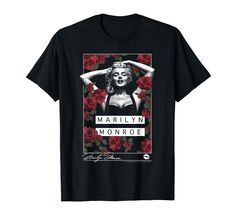 PRICES MAY VARY. Officially licensed by Marilyn Monroe Graphic artwork OMMS-0013 Lightweight, Classic fit, Double-needle sleeve and bottom hem Garden Silhouette, Graphic Artwork, Rose Garden, Marilyn Monroe, What I Want, Branded T Shirts, Shirt Outfit, Top Fashion Brands, Shop Top