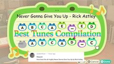 a cartoon frog with the words best tunes compilation on it's face and an image of