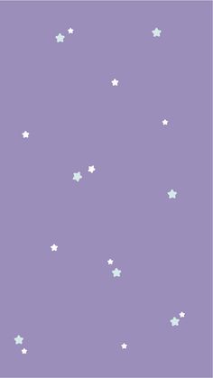 a purple background with small white stars on the bottom right corner, and one smaller star in the middle left corner