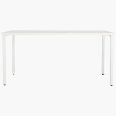 a white table on a white background with no one at it's feet or legs