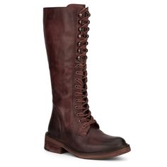 The Sadelle boot is designed to give you the look and feel of luxury fashion every time. These tall almond-toe boots feature a zipper closure, low heel, and elegant metal hardware decorations to provide a tasteful addition to your style. Its wide calf and full leather construction makes them incredibly comfortable so you can wear them for hours at a time. Western Dress With Boots, Almond Toe Boots, Tall Riding Boots, Closed Toe Shoes, Tall Boot, Timberlands Women, Leather Boots Women, Leather Boot, Tall Boots