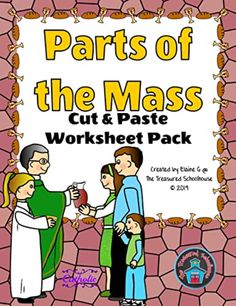 Mass Worksheet, Catholic Schools Week, Cut And Paste Worksheets