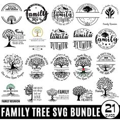 family tree svg bundle 2