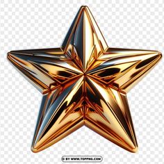 a shiny gold star with no background, hd png downloads to be used as a