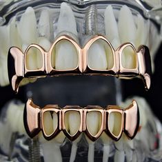 Grills For Women, Vampire Grillz, Tooth Caps, Gold Fangs, Fang Grillz, Bottom Teeth, Grillz Teeth, Teeth Caps, Diamond Grillz