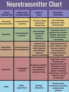 Neurotransmitters And Mental Health, L Tyrosine, Brain Facts, Brain Anatomy, Mental Health Therapy