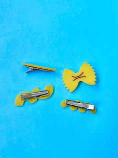 When we die, bury us in carbs baby ✨ This set of 2 noodle hair clips will jazz up your 'do for any shindig! ✦ Made from cellulose acetate (biodegradable--heck yeah!) and metal. ✦ Clips range anywhere from 1.5-2" in length. ✦ Created with 💘 in San Francisco, CA. Noodle Hair, Accessorize Bags, Heck Yeah, Mixed Hair, Book Clothes, Peach Fuzz, Bandana Hairstyles, Cellulose Acetate, Hair Fragrance