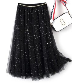 Cute sequins tulle skirt Fabric: tulle Color: blue, pink, black, apricot Size: free size length 80 cm waist 60- 80 cm Skirt Fabric, Pink Black, Apricot, Free Size, Tulle Skirt, Color Blue, Skirt, Pink, Fabric