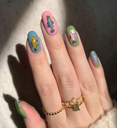 Dive into the summer with these adorable fish nail designs! Perfect for beach days or a casual outing, these colorful nails are sure to turn heads. 🐠💙 #SummerNails #FishNailArt #NailInspo #NailArt #NailDesign #Manicure #GelNails #NailArtIdeas #BeachVibes #SummerFashion Tinned Fish Nails, Fish Acrylic Nails, Sardine Nail Art, Fish Themed Nails, Maine Nails, Rainbow Trout Nails, Shrimp Nails, Sardine Nails, Sea Creature Nails