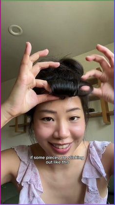 Curtain Bangs Wavy Hair Ponytail, Curtain Bangs Bun Hairstyle, How To Maintain Curtain Bangs, How To Set Curtain Bangs, Bangs Styling Tutorial, How To Style Short Curtain Bangs, Bangs With A Cowlick, Cowlick Bangs, How To Style Curtain Bangs