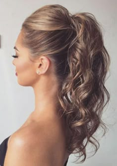 Date Night Hair, Elegant Ponytail, Prom Hair Updo, High Ponytail Hairstyles, Evening Hairstyles, Formal Hair, Night Hairstyles, Short Hairstyle