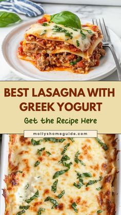 the best lasagna with greek yogurt get the recipe here