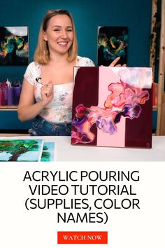 NEW Way to create color split base fluid painting in this acrylic pouring tutorial. My new take on flow art composition with the double-color split base! This time I break my pour painting in three sections and go for a vibrant floral flow across them. I think there's something just really mesmerizing and balancing in a combination of strong, sharp lines and all these wispy, curvy, elegant blowouts!