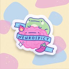 Rainylune Neurodivergent Neurospicy NPC Frog Sticker Neurodivergent Design, Neurodivergent Witch, Silly Stickers, Neurodivergent Art, Funky Laptop Stickers, Therapy Stickers, Frog Stickers, Frog Stickers Printable, Stickers Frog