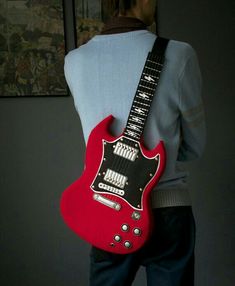 Gibson Sg Guitar, Sg Guitar, Creative Bag, Guitar Bag, Diy Bags Patterns, Gibson Sg, Unique Bags, Leather Projects