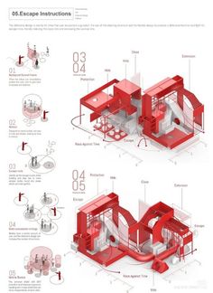 an architectural diagram shows the various parts of a house and how they are used to build it