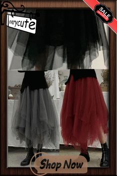 Plus Size Fine Black Tulle Beach Skirts Spring Black Pleated Maxi Skirt For Summer, Black Tulle Skirt For Fall, Black Flared Maxi Skirt For Summer, Black Full Skirt For Summer, Black Flared Skirt For Summer, Black Maxi Skirt For Fall Party, Black Tulle Skirt For Winter, Summer Black Relaxed Skirt, Black Flared Tulle Skirt