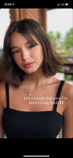 Short Hair With Curtain Bangs Curly, Short U Haircut, Straight Shirt Hair, Short Hair Above Shoulder Straight, Short Neck Length Haircut, Long Neck Haircut, Oval Short Haircut, Short Hair Styles Curtain Bangs, Short Neck Length Hair