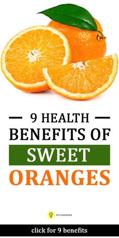 The nutritional benefits of sweet orange is such that it helps you to fight diseases related to heart, skin, obesity and cures various types of ... Orange Benefits, Benefits Of Oranges, Benefits Of Orange Juice, Benefits Of Mandarin Oranges, Orange Health Benefits, Hair Nutrients, Health Fitness Nutrition, Fruit Health Benefits, Fruit Benefits