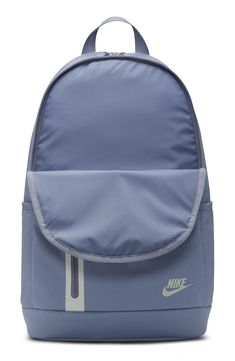 Perfect for the gym or school, this sleek and modern backpack comfortably fits gym clothes, books or a laptop to keep your hands free. Two-way top-zip closure Top carry handle; adjustable backpack straps Two exterior zip pockets and water bottle pocket Polyester Imported Nordstrom x Nike: A curated lifestyle destination where fashion is the ultimate sport Modern Backpack, Gym Clothes, Backpack Straps, Gym Outfit, The Gym, Hands Free, Zip Pockets, Water Bottle, Nordstrom