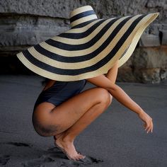 Solana Oversized Straw Hat In Black X Natural | Brunna.Co | Wolf & Badger Toquilla Straw Hat For Pool, Chic Palm Leaf Hat For The Beach, Chic Straw Sun Hat For Beach, Chic Straw Sun Hat For The Beach, Chic Natural Color Sun Hat For Vacation, Chic Natural Sun Hat For Vacation, Natural Color Sun Hat For Warm Weather, Chic Upf 50+ Straw Hat For Pool, Chic Natural Straw Hat For Beach