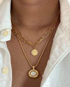 ✨✨✨ Wearing: Paige Chain - 18” + Celia 11:11 Necklace - 18” + Arden Necklace - 20” Pretty Stacks, Stacking Necklaces, Necklace Stack, Stockholm Style, Stacked Necklaces, Stockholm Fashion, Stockholm