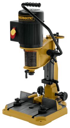 Heavy-duty reversible handle can be installed to either side of the head without tools. Inline depth stop allows stopping at pre-set depths without racking the bit to the base. Integrated chisel and tool holder with sharpening stone. Powermatic Drill Press 15-Amp Variable-Speed Bench Drill Press | 1791310 Welding Cart Plans, Knot Drawing, Earth Bag Homes, Timber Frame Barn, Earth Bag, Welding Cart, Tool Bench, Garage Accessories, Building Maintenance