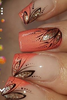 Jan 2, 2022 - Oct 27, 2019 - This Pin was discovered by Flávia Caetano. Discover (and save!) your own Pins on Pinterest Dip Polish Nail Designs, Edgy Elegant Nails, Color Changing Nails Designs, Classy Nails With Designs, Classy Thanksgiving Nails, Beautiful Nails Design Top 10, Gorgeous Nails Designs Classy, Gorgeous Nails Summer, Novemember Nails