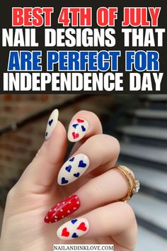 best 4th of July nail designs, 4th of July nails, July 4th nail ideas,  4th of July nails French tip,  simple 4th of July nails designs, 4th of July nails for 2024, summer nails 2024 4th Of July Nails French, Nails July 4th