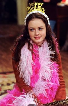 Alexis Bledel, Quotes Happy, Rory Gilmore, On The Floor, Gilmore Girls, The Floor, Tiara, Happy Birthday, Birthday