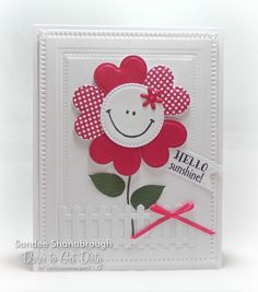 a close up of a card with a flower on it